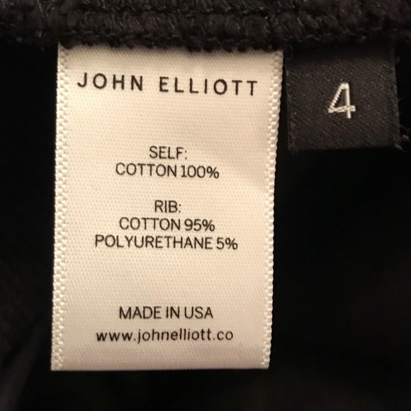 John Elliot Black Escobar Sweatpants (Size 4) - Picture 7 of 8